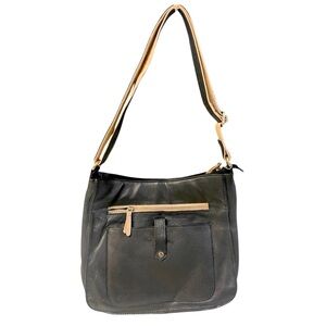 Vintage Black Leather Handbag